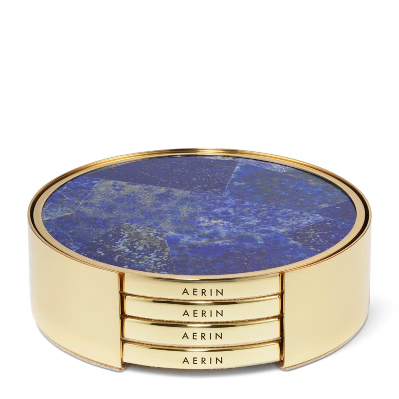 Lucas Rubber Round 4 Piece Coaster Set (Set of 4)