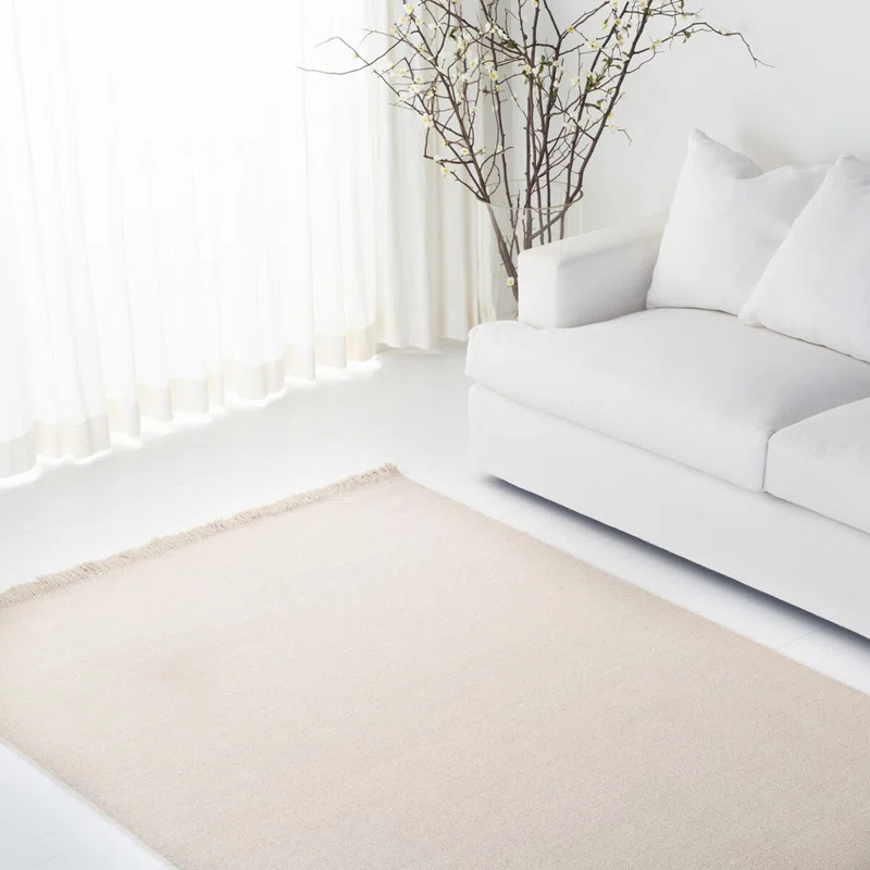 Lauren Ralph Lauren Lauren Ralph Lauren Hand Loomed 90% Wool, 10% Cotton Solid Color Rug