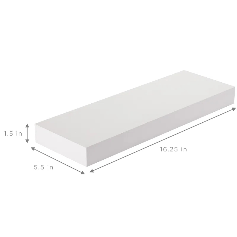 2 Piece Floating Shelf