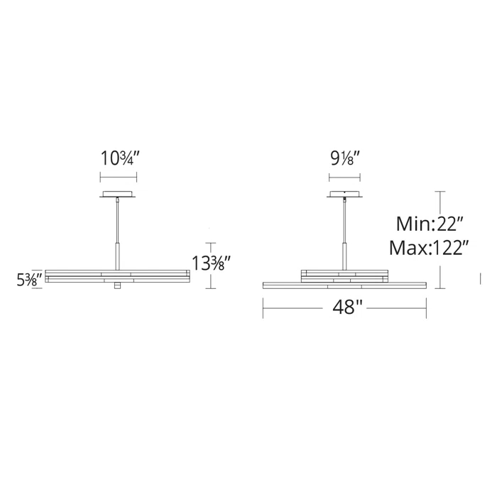 Minx 3 - Light Dimmable LED Geometric Chandelier