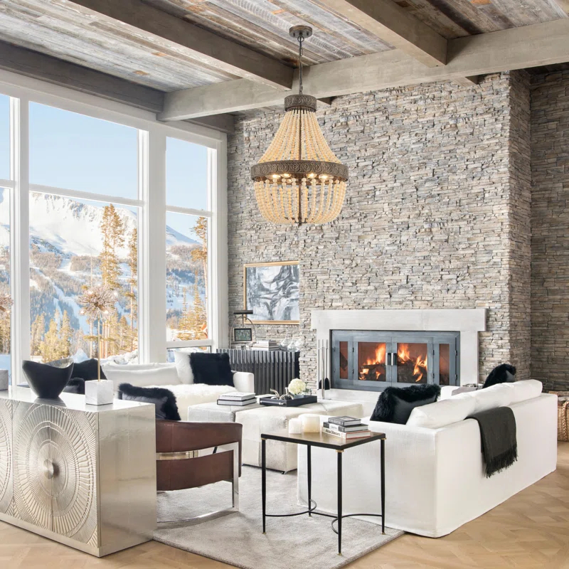 6 - Light Unique / Statement Empire Chandelier