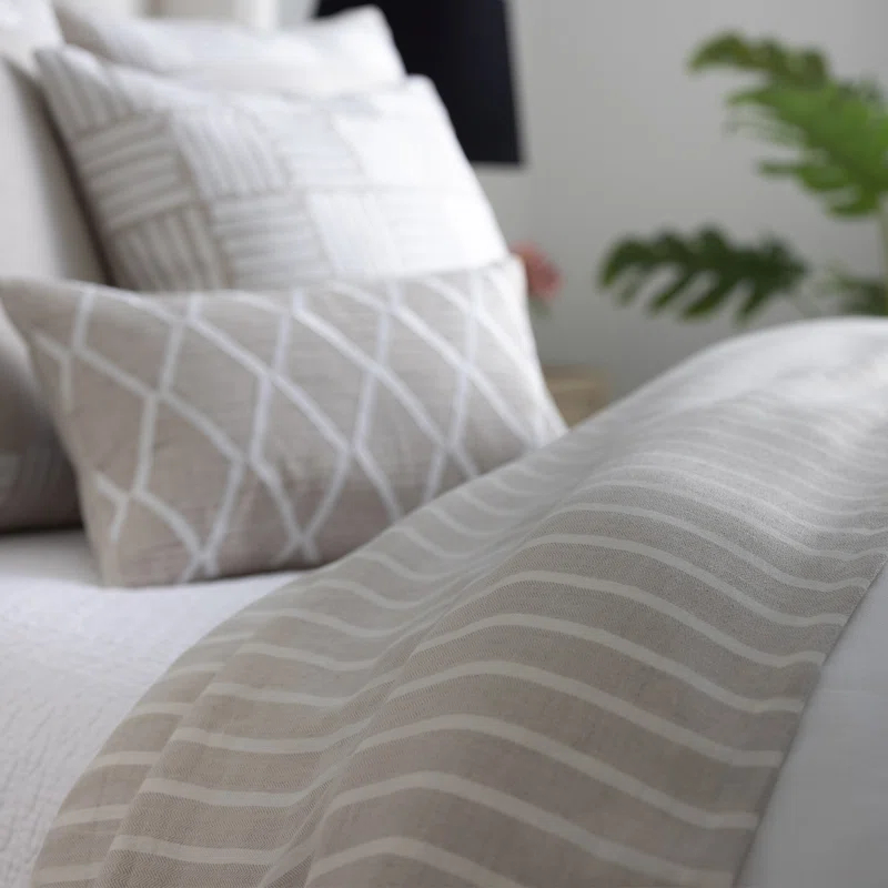 Lili Alessandra Meadow Plain Weave / Muslin Throw Blanket