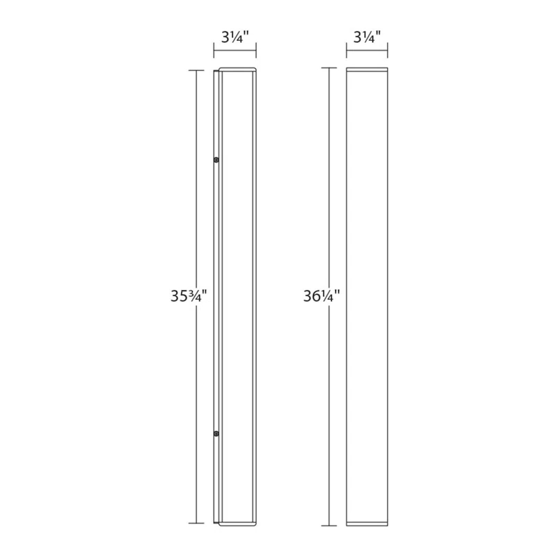 Inside-Out LED Flush Mounted Sconce