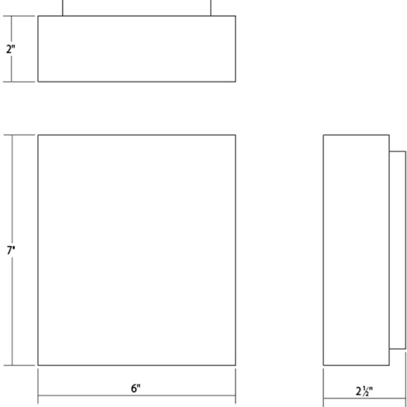 Inside-Out Aluminum LED Wall Light