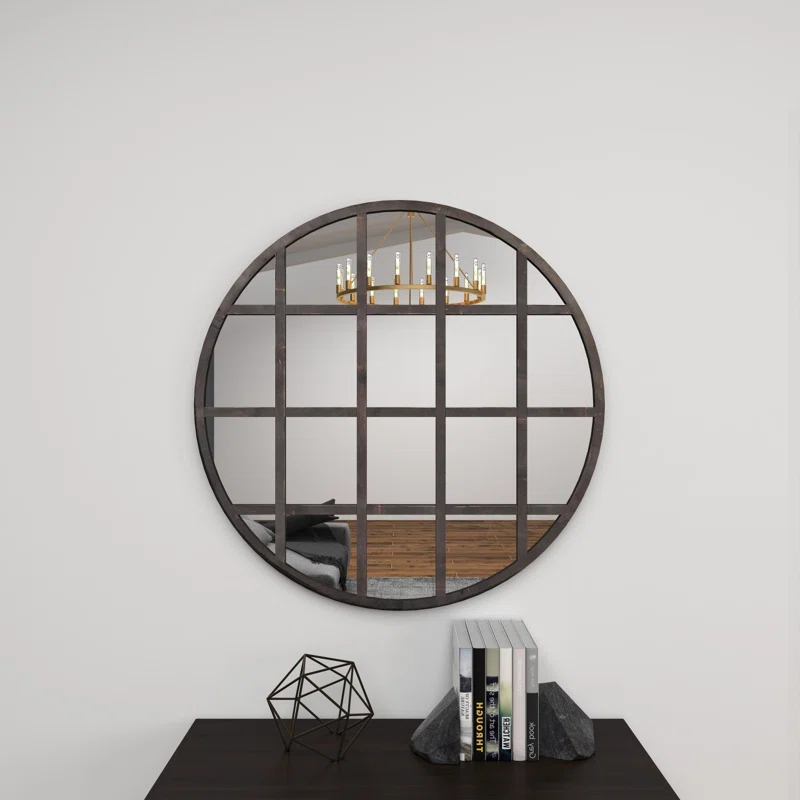 Paneled Modern & Contemporary Accent Mirror