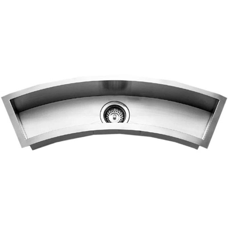 Contempo 33'' L Flush Single Bowl Stainless Steel Kitchen Sink