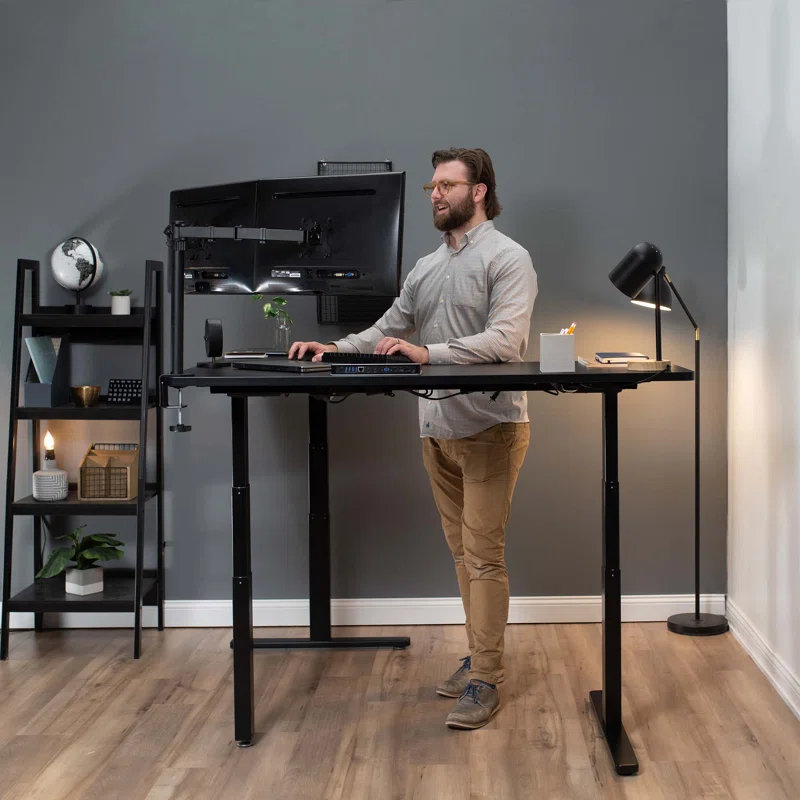 Electric 83" x 60" Stand Up Corner Desk