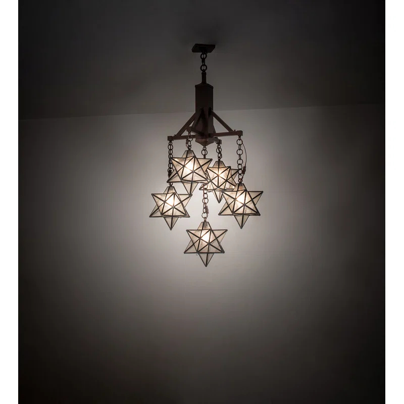 Moravian 5 - Light Dimmable Chandelier