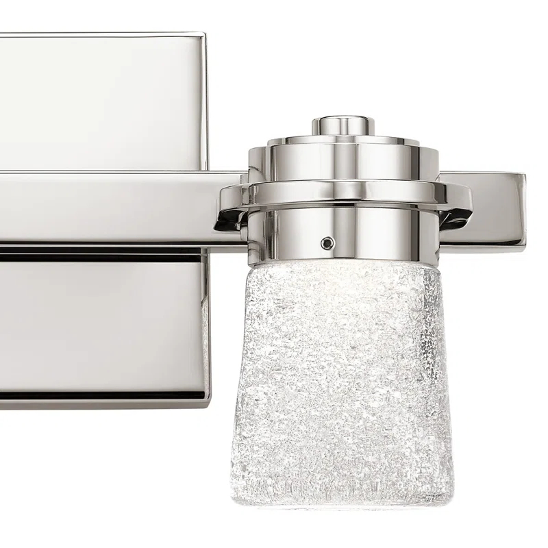 Elan Vada 6 1/4"H Polished Nickel 2-Light LED Wall Sconce