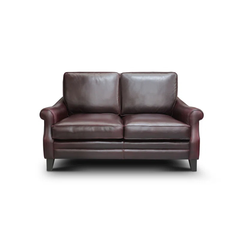 72'' Leather Loveseat