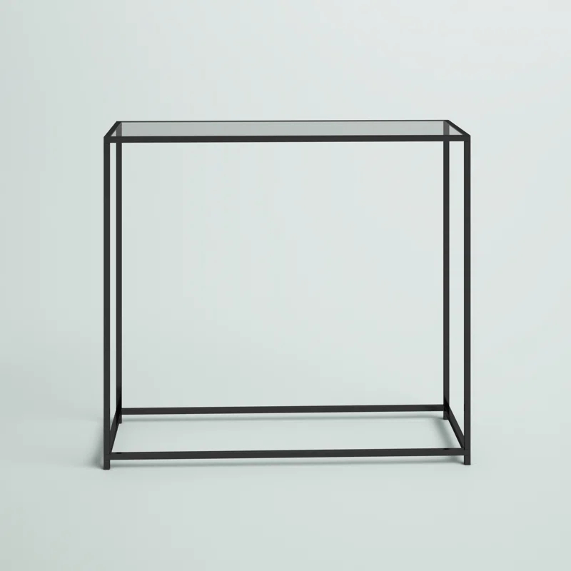 Mercury Row® Amora 31'' Glass Top Console Table