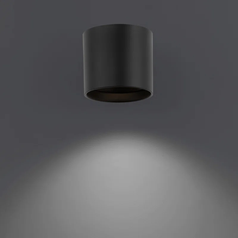 Squat LED Cylinder Outdoor Flush Mount