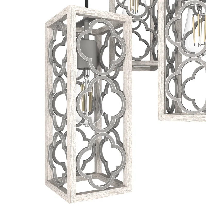 Gablecrest 3 Light Rectangle Cluster Pendant