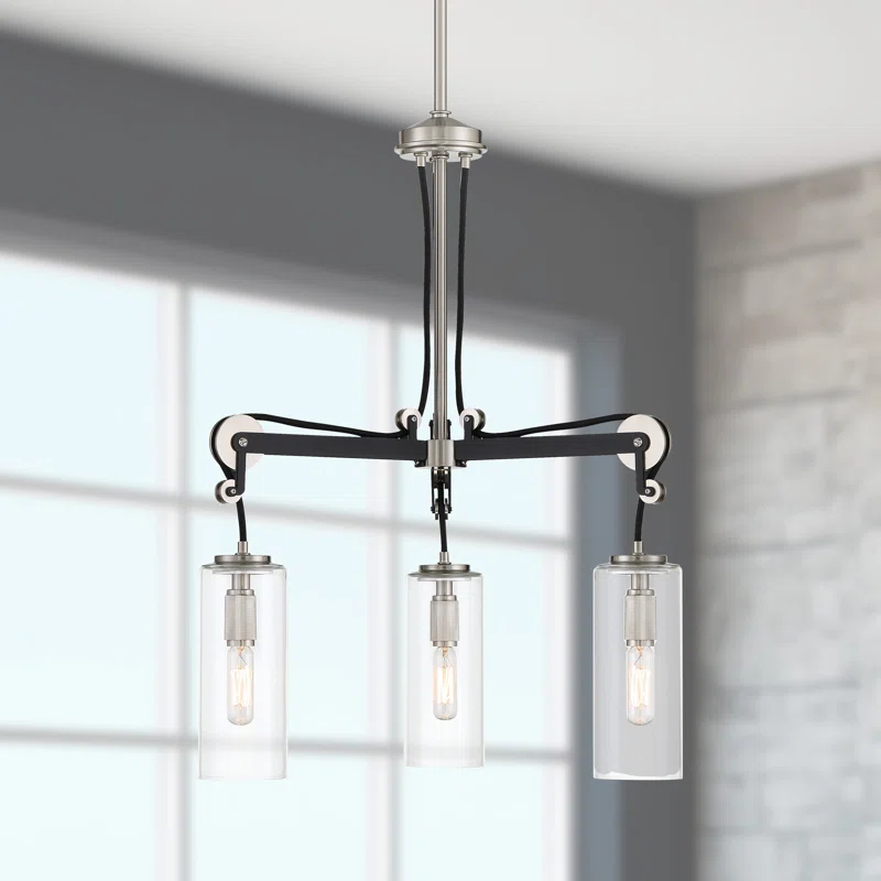 Minka Lavery Pullman Junction 3 - Light Dimmable Classic / Traditional Chandelier