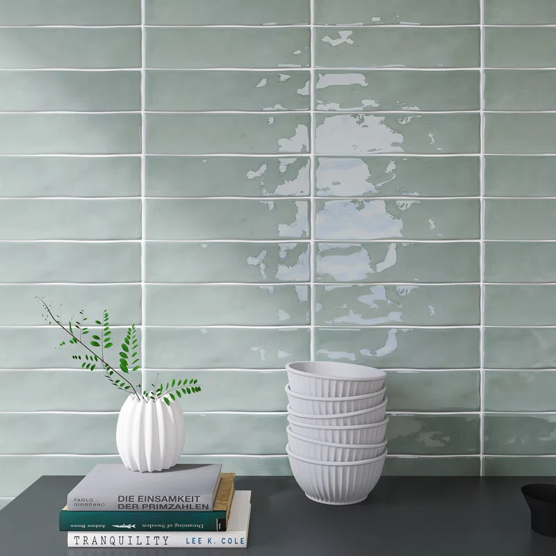 Kezma 3 in. x 12 in. Ceramic Subway Wall Tile