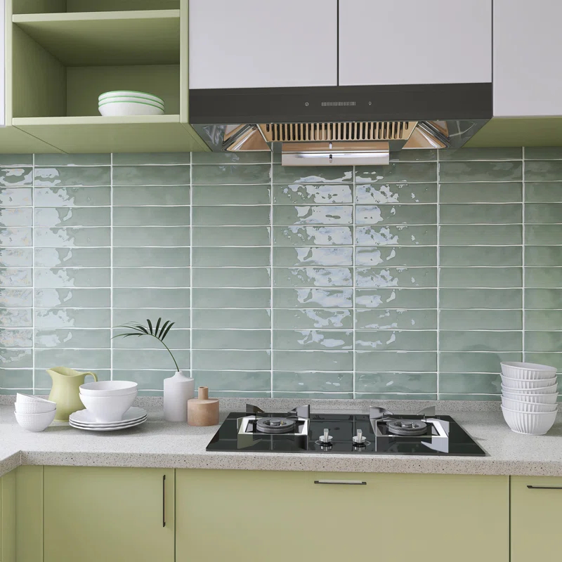 Kezma 3 in. x 12 in. Ceramic Subway Wall Tile
