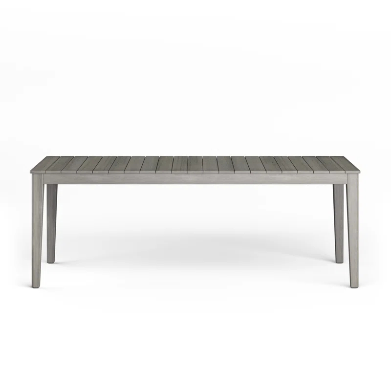 Simpli Home Carmel Rectangular Acacia Outdoor Dining Table