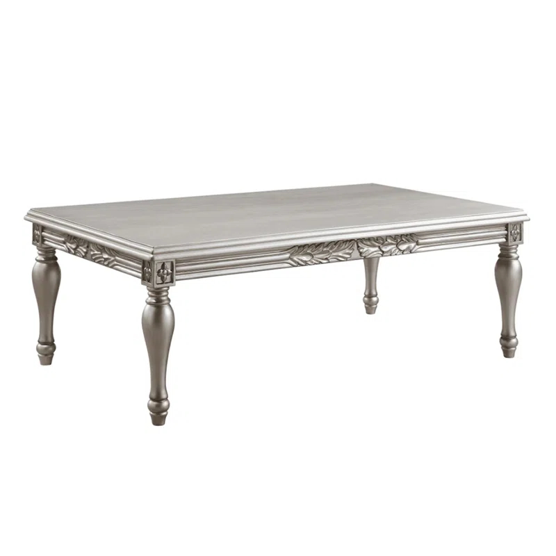 Benjara Solid Wood Coffee Table