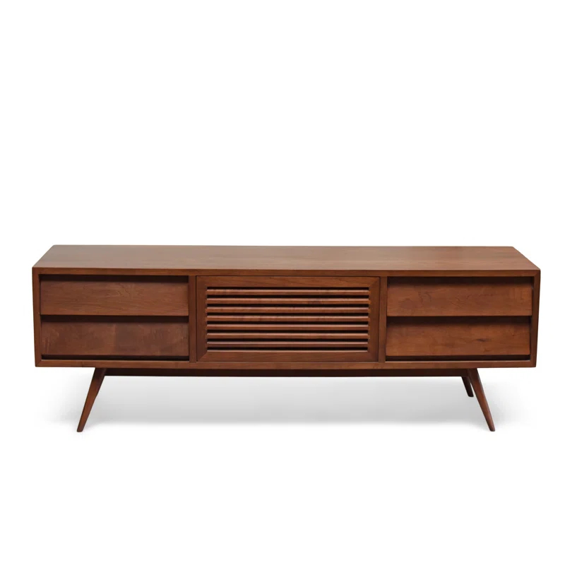 Virgo Solid Wood TV Stand for TVs up to 78"