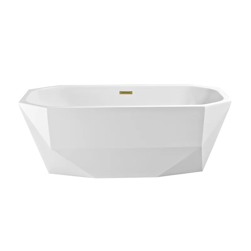 1501 mm x 719 mm Freestanding Roll Top Bathtub
