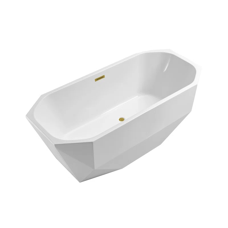 1501 mm x 719 mm Freestanding Roll Top Bathtub