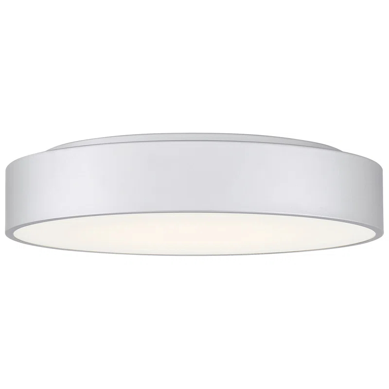 Edgeless Round Acrylic LED Flush Mount Light
