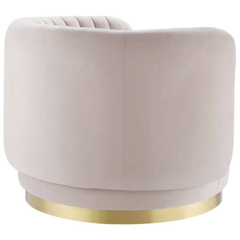 Embrace Tufted Performance Velvet Performance Velvet Swivel Chair by Modway