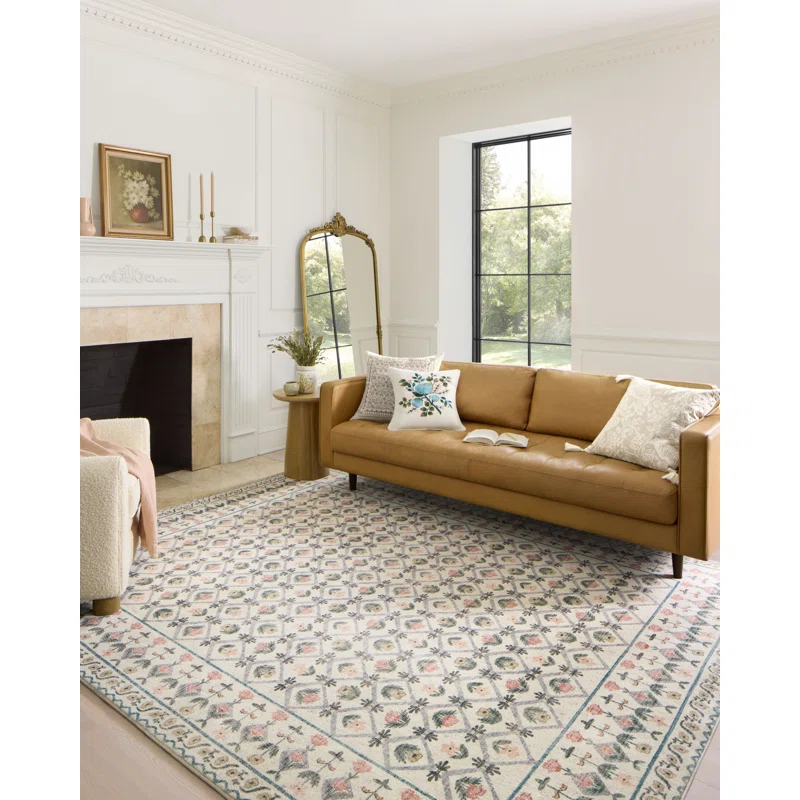 Rifle Paper Co. x Loloi Eden Rug feat. CloudPile