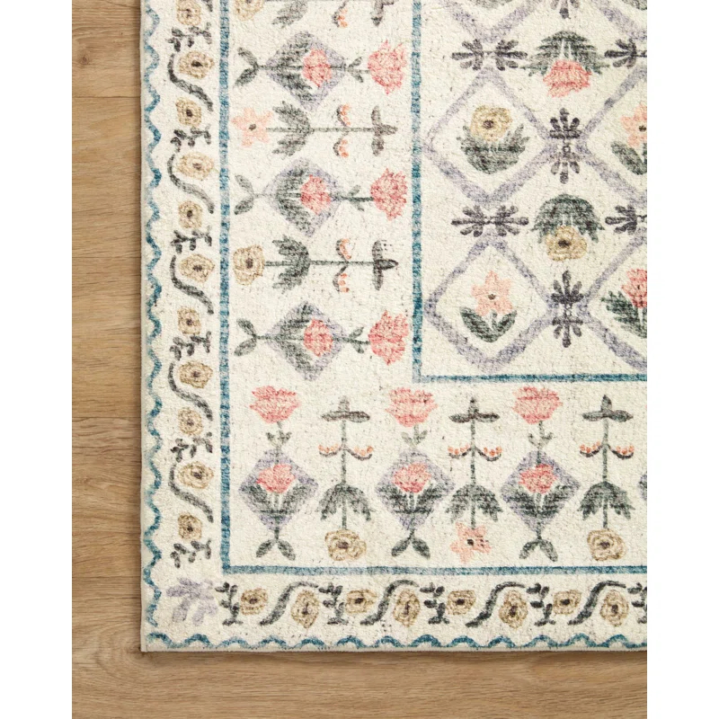 Rifle Paper Co. x Loloi Eden Rug feat. CloudPile