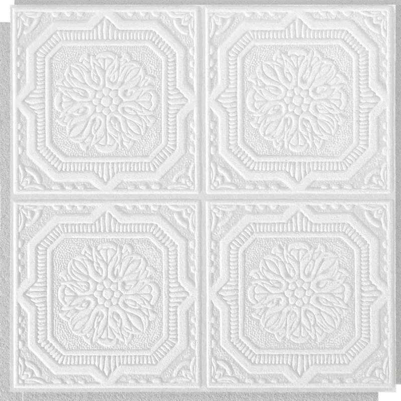 Armstrong World Industries Wellington 1 ft. x 1 ft. Drop-In Mineral Fiber Ceiling Tile in White (Set of 40)