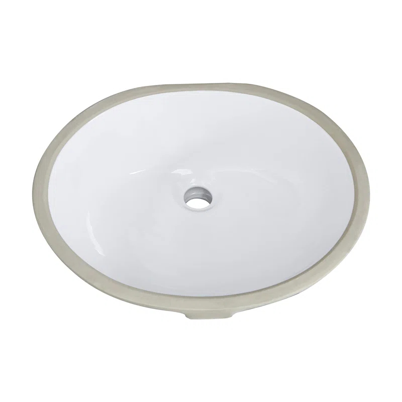 Boyel Living 15.94'' Ceramic Oval Bathroom Sink