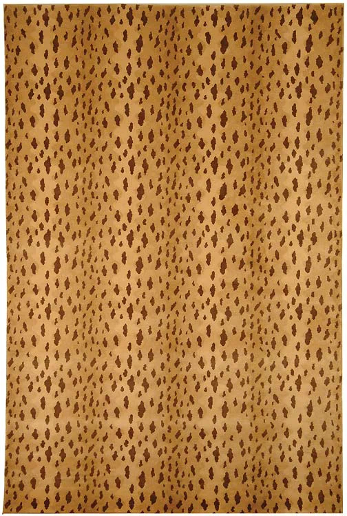Safavieh Tibetan Hand Knotted 65% Wool, 15% Viscose, 20% Cotton Animal Print Rug
