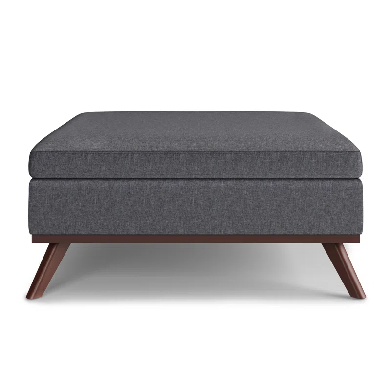 Simpli Home Owen Upholstered Ottoman