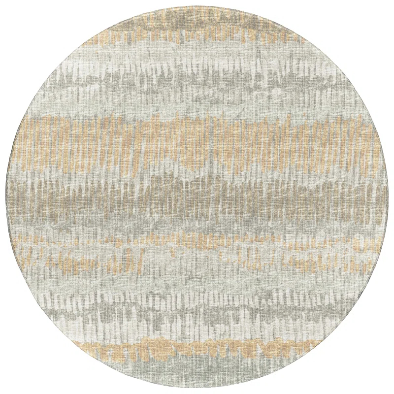 Chenille Abstract Rug