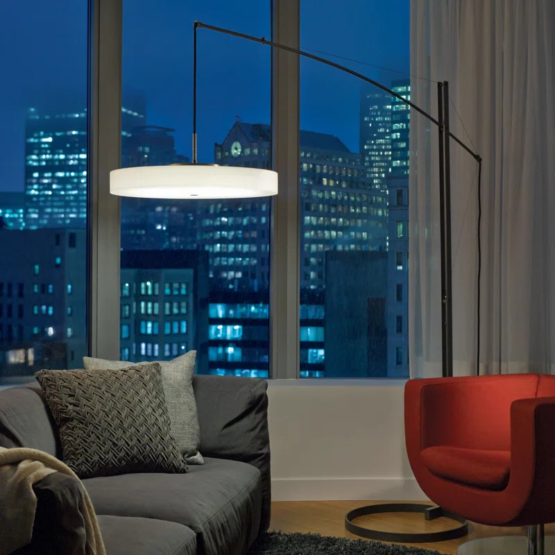 Disq 84'' LED Task Floor Lamp