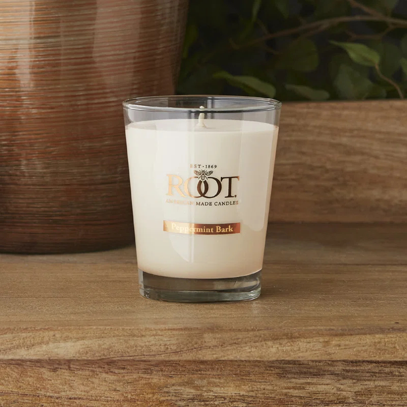 Root Candles Peppermint Bark Scented Jar Candle
