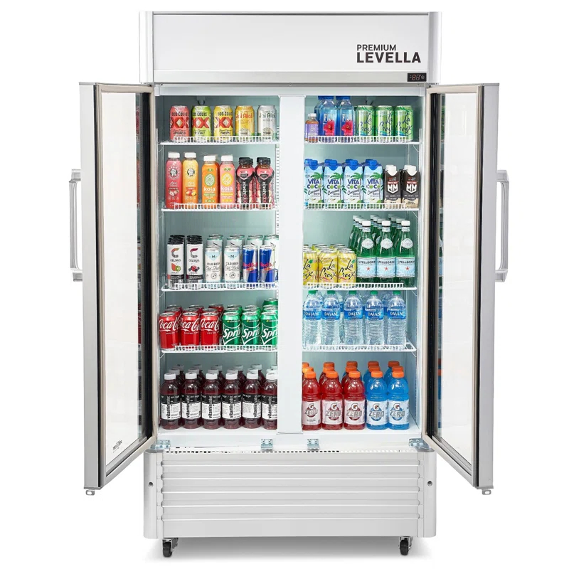 Premium Levella Premium Levella 16 Cubic Feet Merchandising Refrigerator - 35.43''