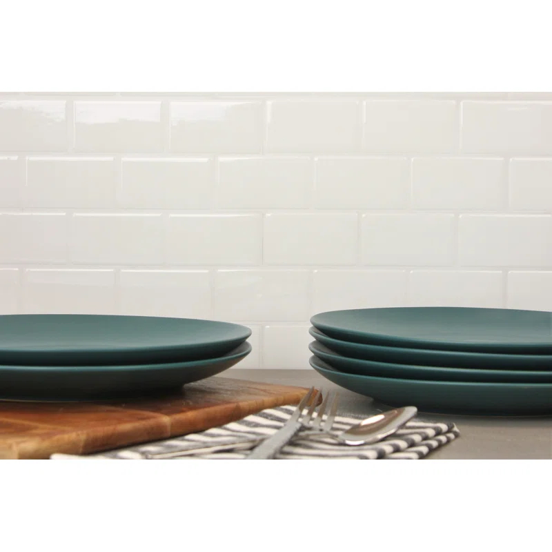 Wazee Matte 10.5" Dinner Plate (Set of 6)