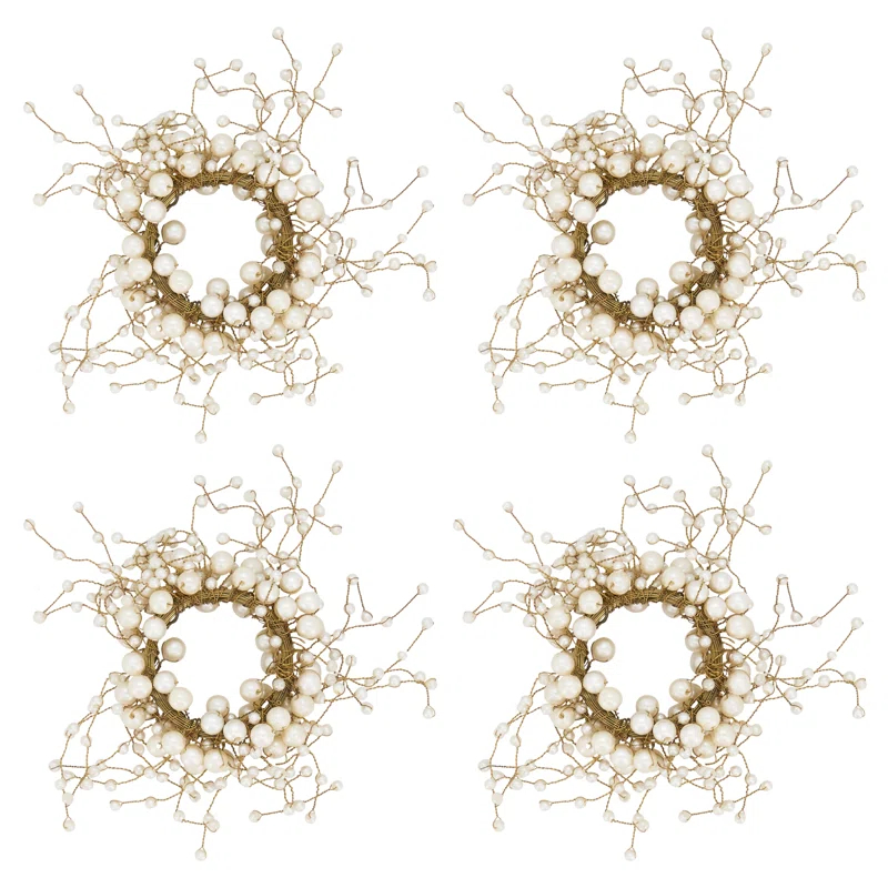Saro Napkin Ring Collection Napkin Ring (Set of 4)