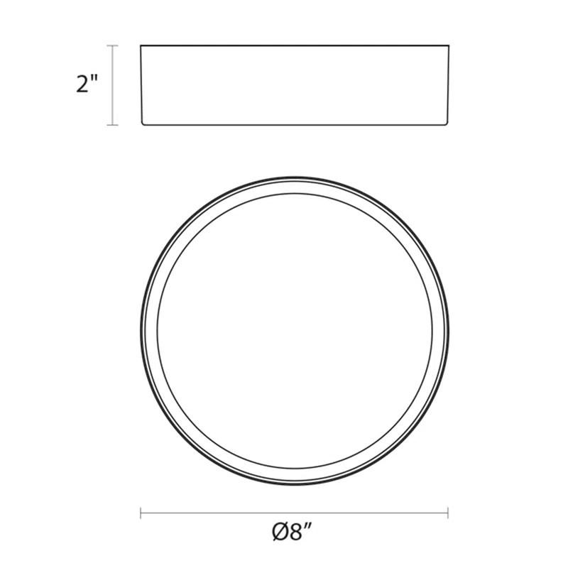 Pi Textured White 10" LED Glass Surface Mount Light