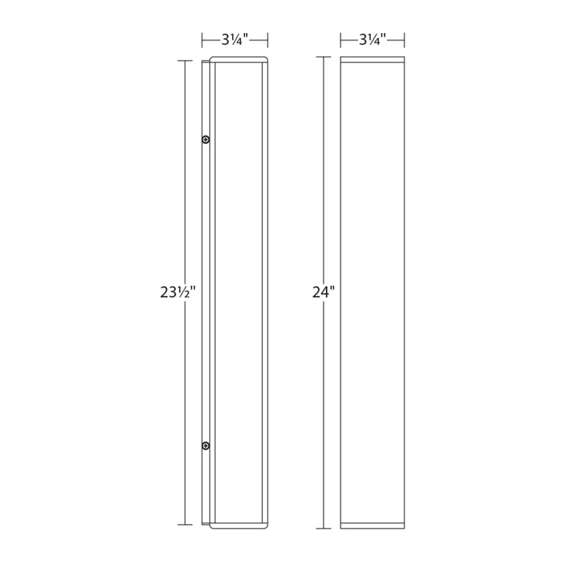 Inside-Out LED Flush Mounted Sconce