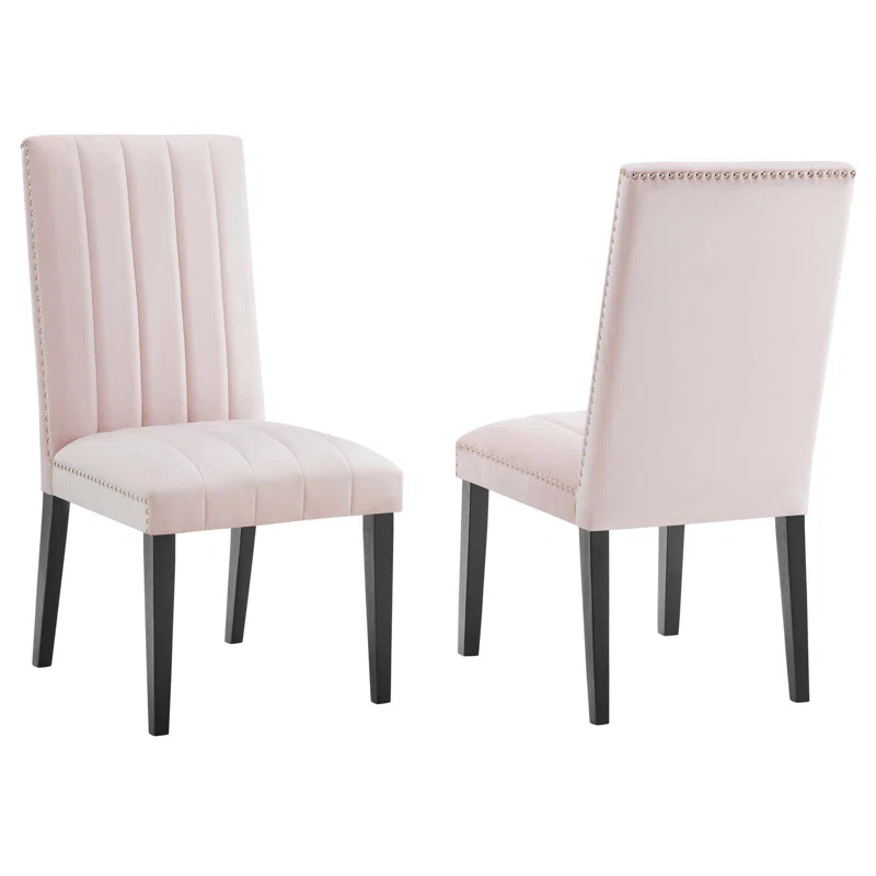 Modway Modway Catalyst Performance Velvet Dining Side Chairs - Set of 2