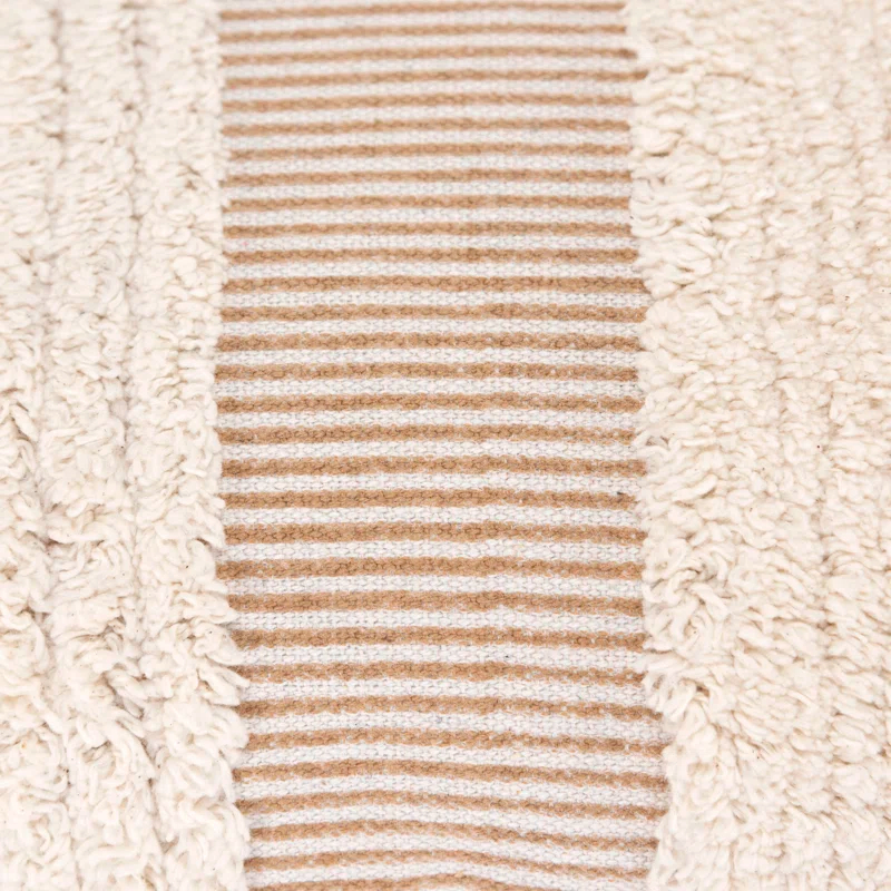Horace Striped Cotton Throw Pillow