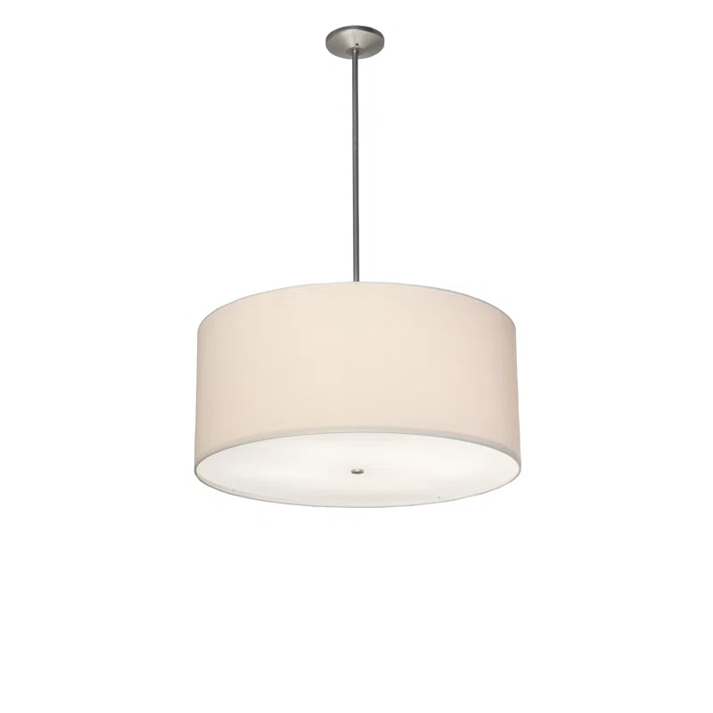 Cilindro 6 - Light Beige Shaded Pendant