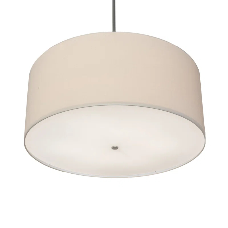 Cilindro 6 - Light Beige Shaded Pendant