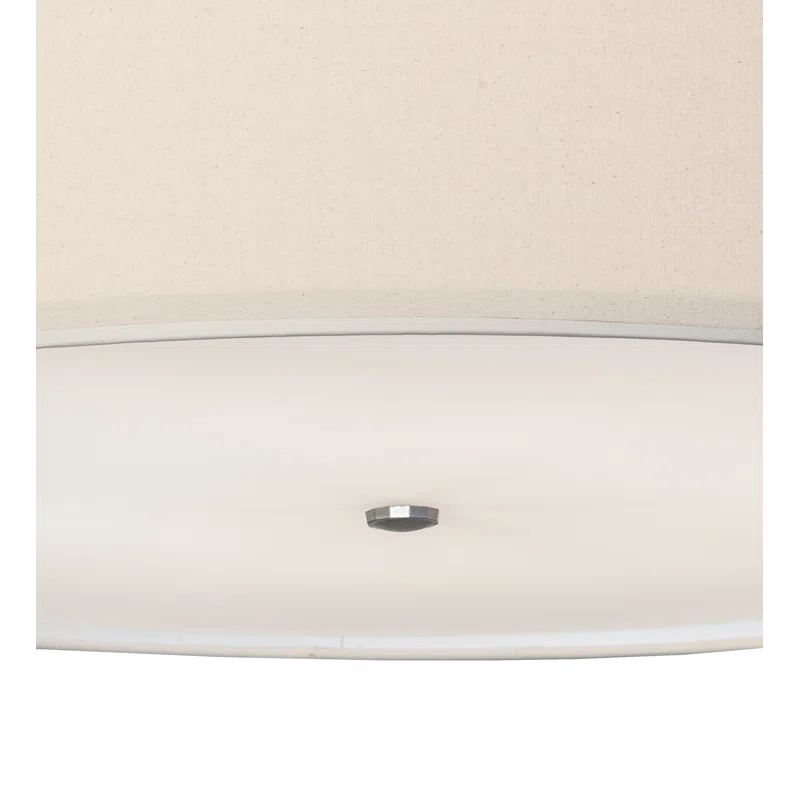 Cilindro 6 - Light Beige Shaded Pendant