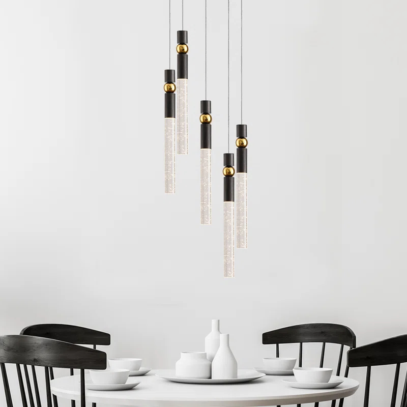 5 - Light Cluster Crystal Pendant