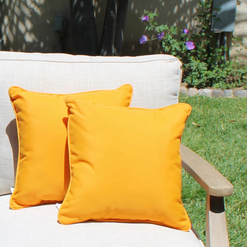 Element Synthetic Throw Square Indoor/Outdoor Pillow Cover & Insert (Set of 2)