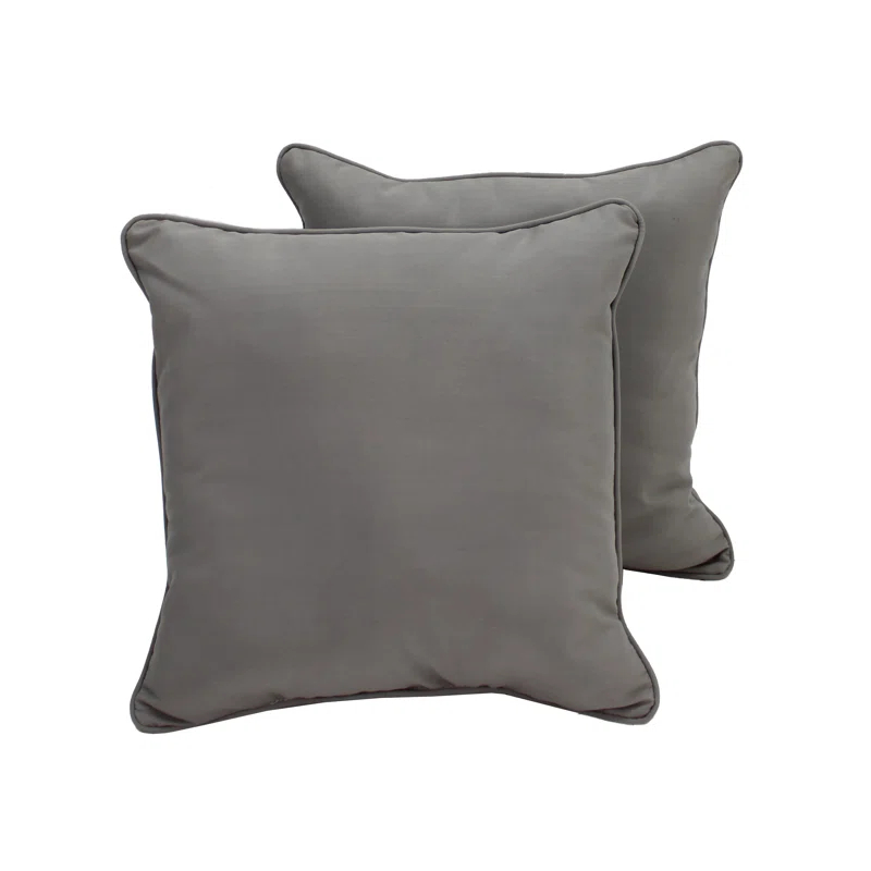 Element Synthetic Throw Square Indoor/Outdoor Pillow Cover & Insert (Set of 2)