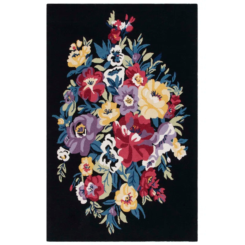 Safavieh Chelsea Hand Tufted 85% Wool, 15% Cotton Floral Rug